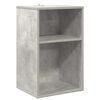 vidaXL Schallplattenschrank Betongrau 38 x 33 x 61 cm Holzwerkstoff