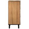 vidaXL Sideboard Braun 40x33x75 cm Massivholz Mango