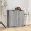 vidaXL Schuhschrank Grau Sonoma 59x35x70 cm Holzwerkstoff