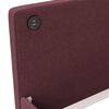 vidaXL Tagesbett mit Matratze USB Lila Stoff 90x200 cm