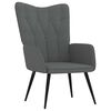 vidaXL Relaxsessel Dunkelgrau Stoff