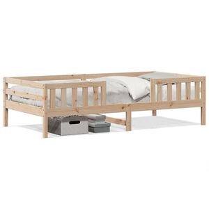 vidaXL Massivholzbett ohne Matratze 80x200 cm Kiefernholz