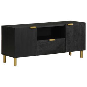 vidaXL TV-Schrank Schwarz 105x33x46 cm Holzwerkstoff