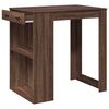 vidaXL Bartisch Braun Eichen-Optik 102x70x103,5 cm Holzwerkstoff