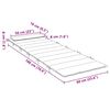 vidaXL Sonnenliegen-Auflage Anthrazit 180x60x4 cm Oxford-Gewebe