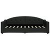 vidaXL Tagesbett Ausziehbar mit Schubladen Schwarz 90x190 cm Stoff