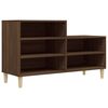 vidaXL Schuhregal Braun Eichen-Optik 102x36x60 cm Holzwerkstoff