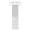 vidaXL Couchtischbeine X-Form 2 Stk. Wei&szlig; 30x(30-31) cm Stahl