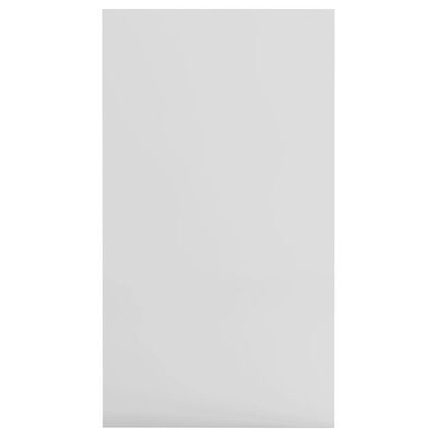 vidaXL Bücherregal/Sideboard Hochglanz-Weiß 50x25x80 cm Spanplatte