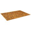 vidaXL Badematten Natur 105 x 160 cm Massivholz Akazie