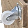 vidaXL Couchtisch Braun Massivholz