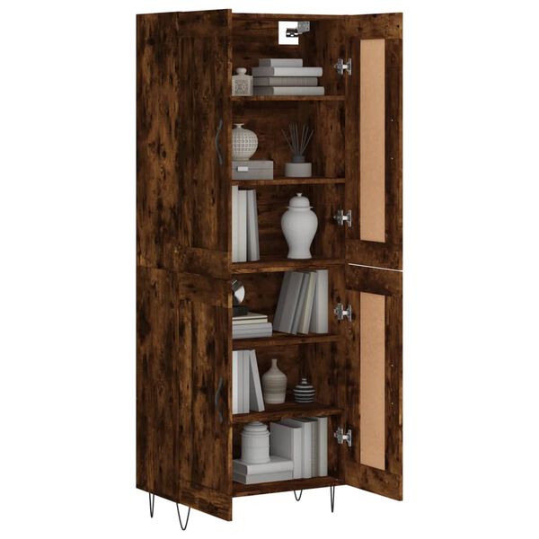 vidaXL Highboard R&auml;uchereiche 69,5x34x180 cm Holzwerkstoff