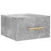 vidaXL Wand-Nachttische 2 Stk. Betongrau 35x35x20 cm