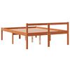 vidaXL Seniorenbett Wachsbraun 120x200 cm Massivholz Kiefer