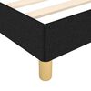 vidaXL Bettgestell ohne Matratze Schwarz 120x190 cm Stoff