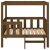 vidaXL Hundebett Honigbraun 95,5x73,5x90 cm Massivholz Kiefer