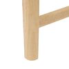 vidaXL Esszimmerst&uuml;hle 2 pcs Natur 48 x 49 x 95 cm Massives Gummiholz