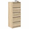 vidaXL Sideboard mit Schubladen Sonoma-Eiche 37,5x35x99 cm