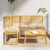 vidaXL Kissen 6 pcs Beige 40 x 40 x 8 cm Oxford-Stoff
