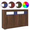 vidaXL Sideboard Braun Eichen-Optik 116 x 30 x 75 cm Holzwerkstoff