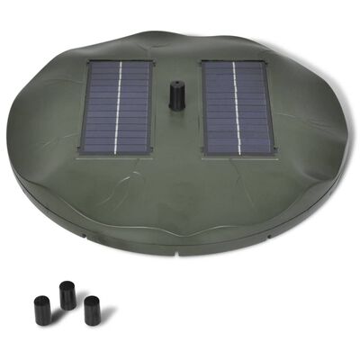 Solar Teichpumpe Gartenteich Wasserspiel Blattform 1,5W