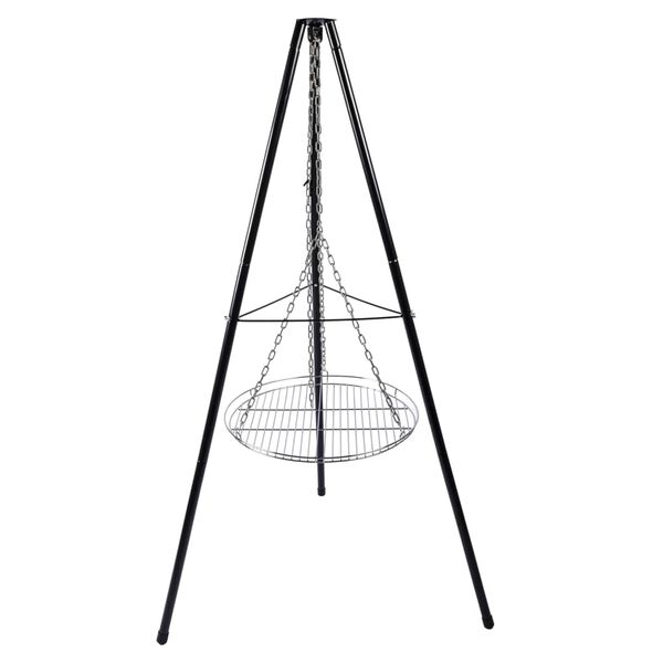 RedFire Schwenkgrill mit Dreibein und Feuerschale 50 cm Schwarz