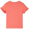 Kinder-Kurzarmshirt Korallenrosa 104