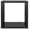 vidaXL W&uuml;rfelregale 4 Stk. Hochglanz-Schwarz 26x15x26 cm