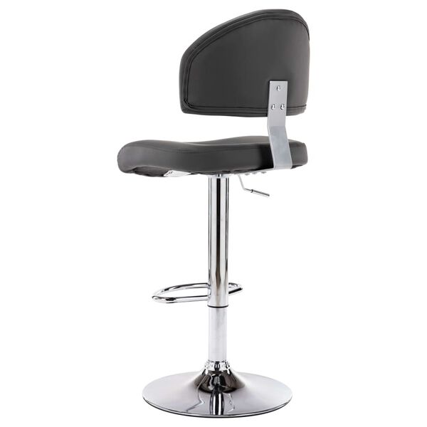 vidaXL Barhocker Grau Kunstleder