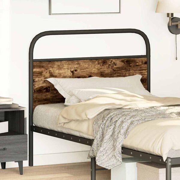 vidaXL Ersatz-Kopfteil R&auml;uchereiche 90 cm Stahl und Holzwerkstoff