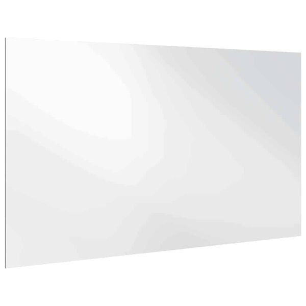 vidaXL Wandspiegel Rechtwinklig 100 x 60 cm Geh&auml;rtetes Glas