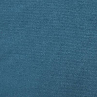 vidaXL Schlafsofa in L-Form Blau 271x140x70 cm Samt