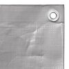 vidaXL Abdeckplane 260 g/m² 3x4 m Grau HDPE