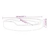 vidaXL Hundebett Dunkelgrau 110x90x23 cm Pl&uuml;sch