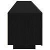 vidaXL TV-Schrankset 2 pcs Schwarz 200 x 35 x 40 cm Holzwerkstoff