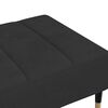 vidaXL Fu&szlig;hocker Schwarz 78x56x32 cm Samt