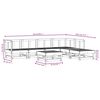 vidaXL 7-tlg. Garten-Lounge-Set Grau Massivholz Kiefer
