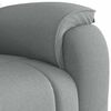 vidaXL Massagesessel Hellgrau Stoff