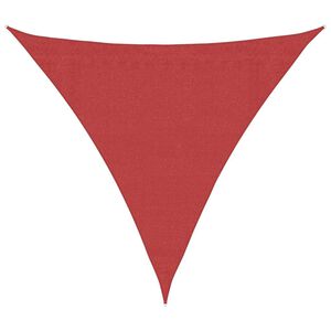 vidaXL Sonnensegel 160 g/m&sup2; Rot 4x4x4 m HDPE