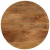 vidaXL Tischplatte &Oslash; 60x3,8 cm Rund Massivholz Mango
