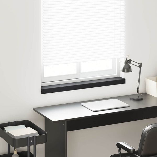 vidaXL Fensterbank Anthrazit mit Holzmaserung 80 x 10 x 4,5 cm PVC