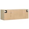 vidaXL TV-Wandschrank mit LED-Beleuchtung Sonoma-Eiche 100x31x35 cm