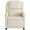 vidaXL Relaxsessel Creme Kunstleder