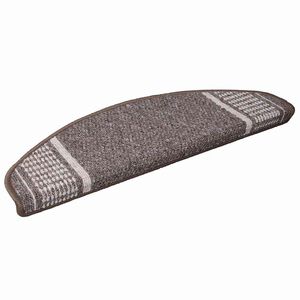 vidaXL Selbstklebende Treppenschoner 15 pcs Braun 65 x 21 x 4 cm