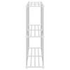 vidaXL Rohregal mit Speicher Wei&szlig; 86 x 27 x 90 cm Aluminium