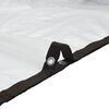 vidaXL Transparente Plane mit &Ouml;sen 1x4 m Polyethylen