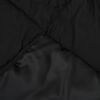 vidaXL Ganzjahresbettdecke Schwarz 220 x 155 cm Satin und Mikrofaser
