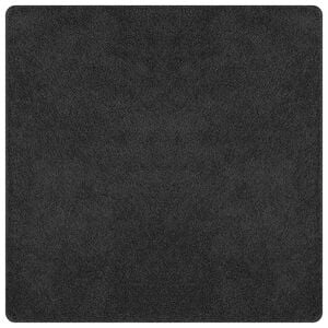 vidaXL Anti-Rutsch Shaggy Teppich Dunkelgrau 120 x 120 cm PP