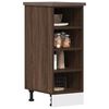 vidaXL Unterschrank Riga Braun Eichen-Optik 30x44,5x81,5 cm Holzwerkstoff
