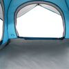 vidaXL Campingzelt 4 Personen Blau Wasserdicht